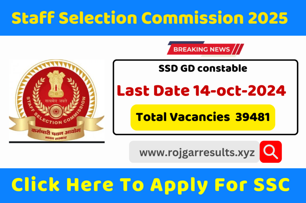 SSC GD Constable 2025 :  click here to know more and also  Apply Here