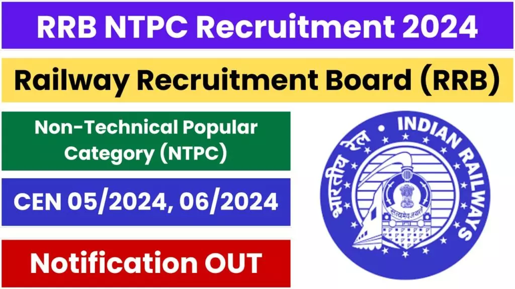 RRB NTPC 2024 : click here to apply